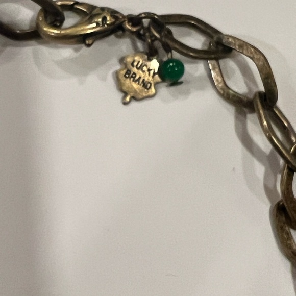 Lucky Brand Gold Statement Coin Charm Necklace MSRP $58 - Picture 4 of 4